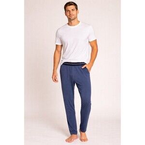 Marine Layer Best Sleep Pant Ever Tapered Lounge Pants Navy Blue Medium Soft
